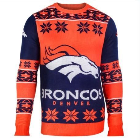 denver broncos national football league ugly christmas sweater 1