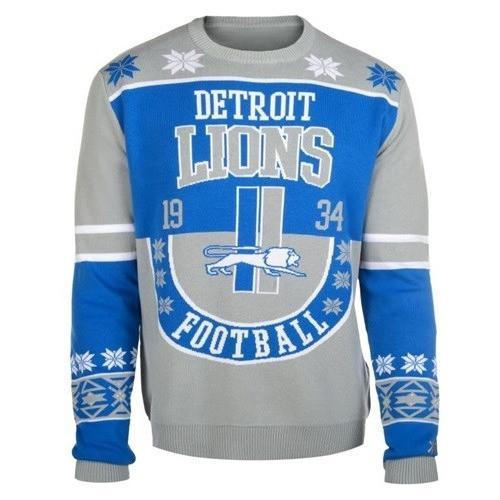 detroit lions football ugly christmas sweater 1
