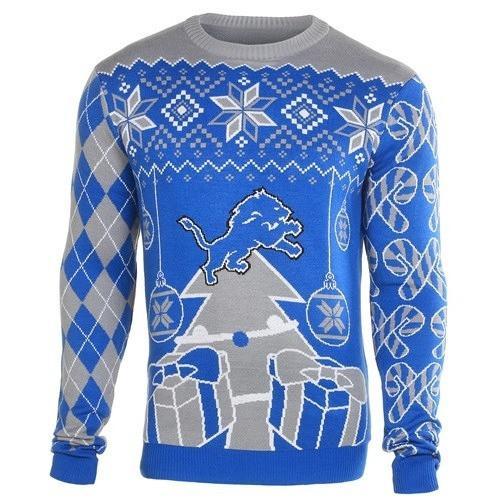 detroit lions ugly christmas sweater 1