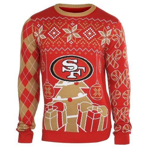 san francisco 49ers national football league ugly christmas sweater 1
