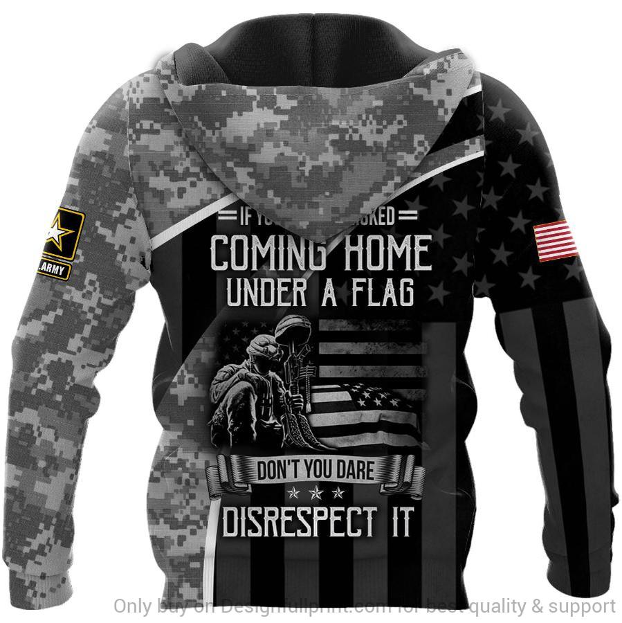 custom name veteran us army honor the fallen camo full over printed hoodie 1