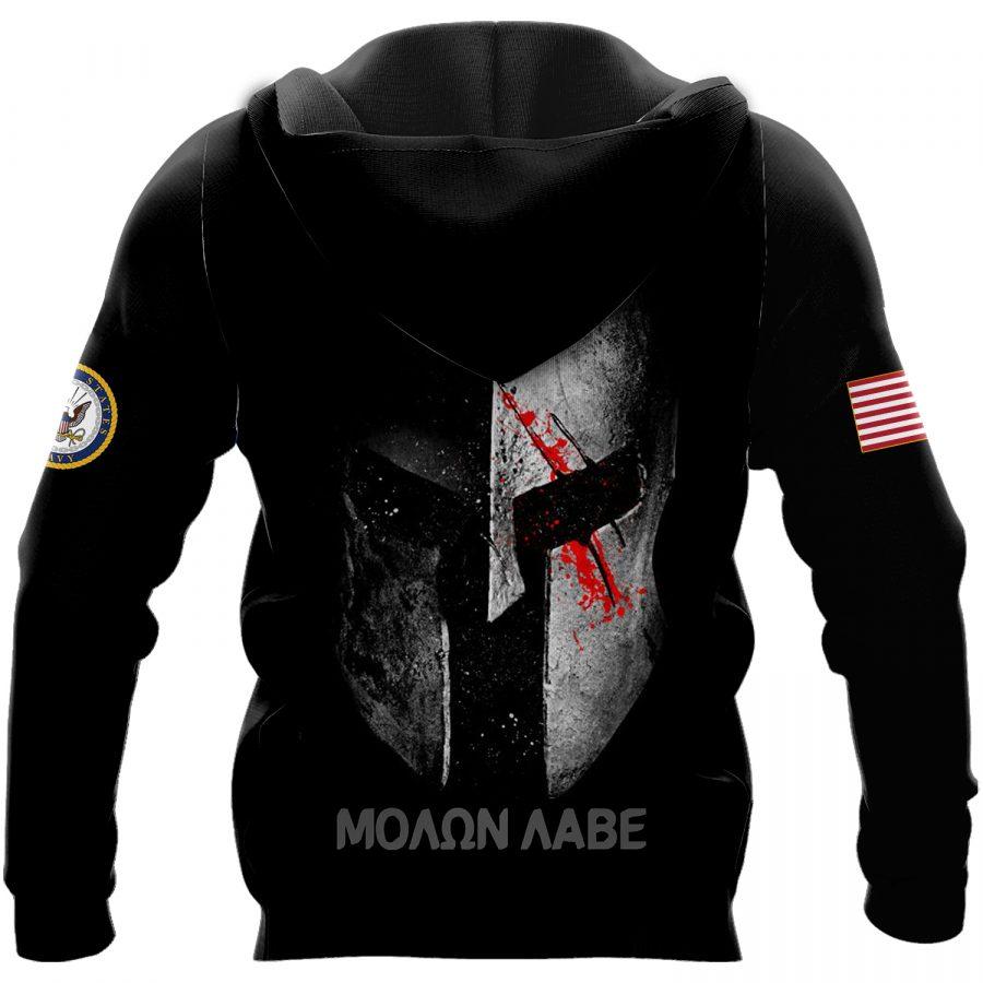 us navy warrior molon labe full over printed hoodie 1