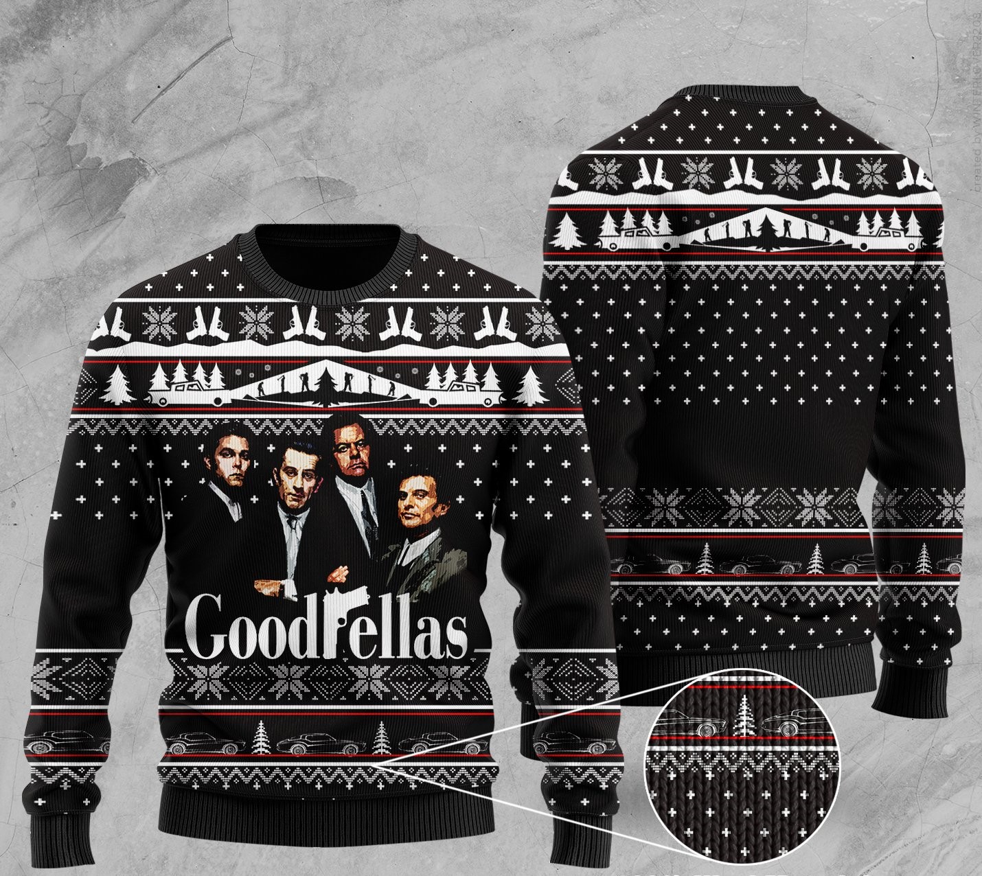 goodfellas all over printed ugly christmas sweater 2 - Copy (2)