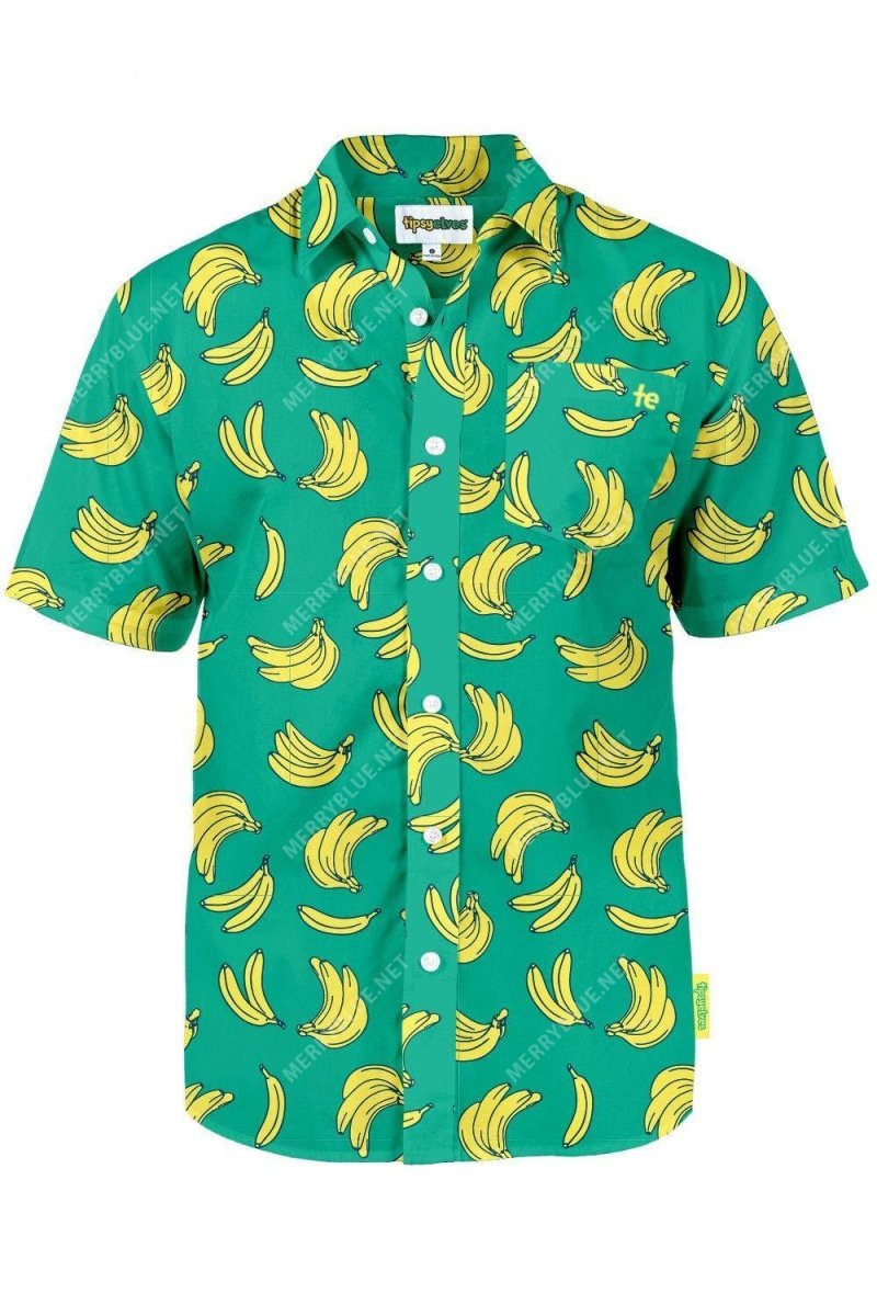 banana summer all over printed hawaiian shirt 2