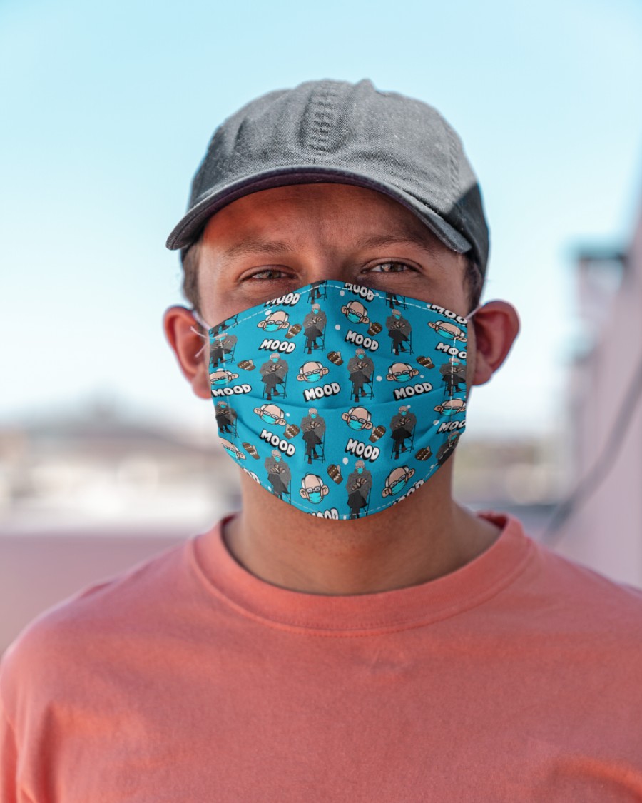 bernie sanders mood for all of 2021 face mask 2