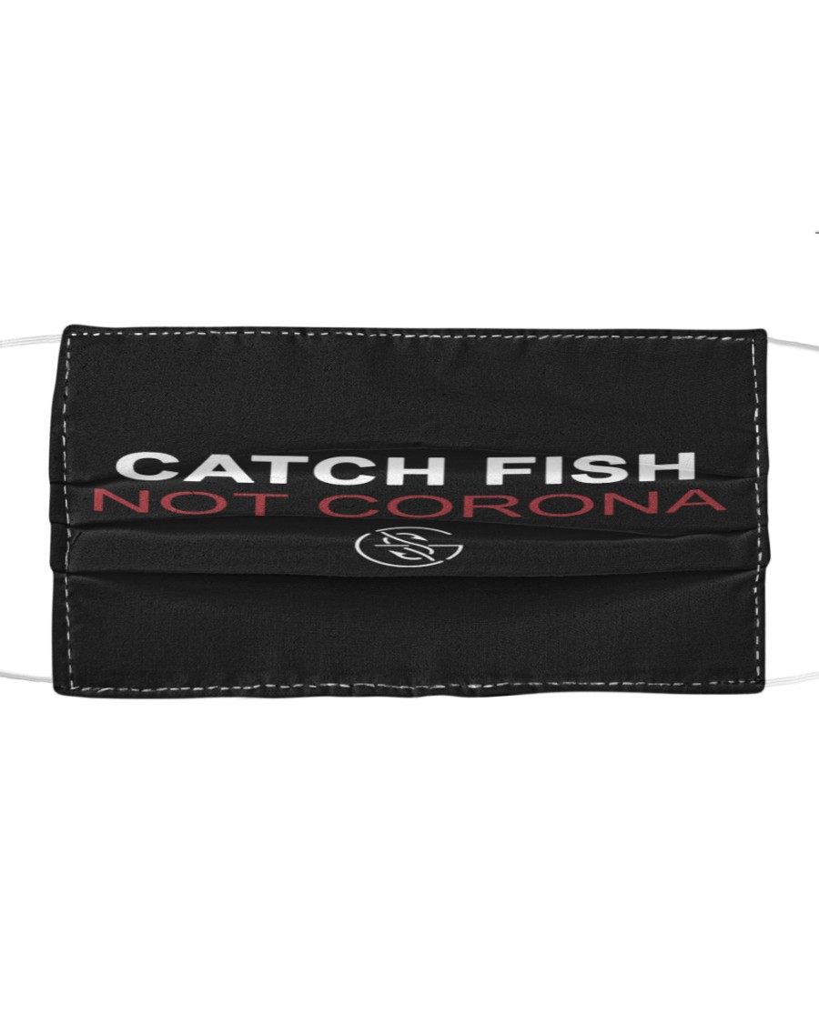 catch fish not corona all over print face mask 2