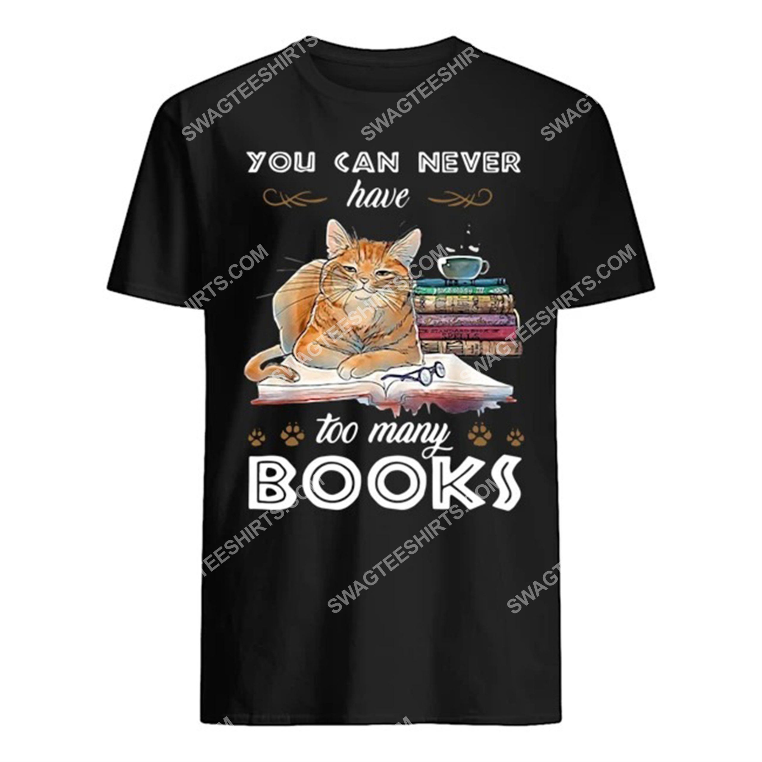cat you can never have too many books shirt 1(1)