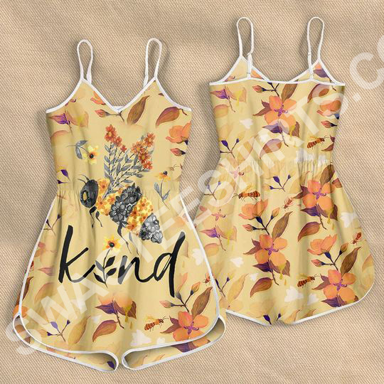flower bee kind all over printed rompers 2(1) - Copy