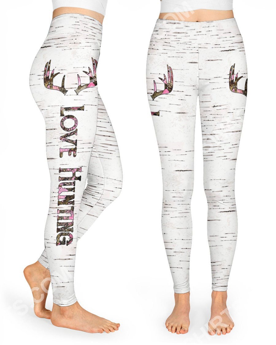 love hunting girl all over printed high waist leggings 2(1)
