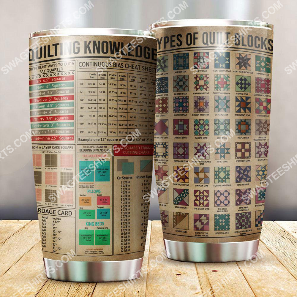 quilting knowledge all over printed stainless steel tumbler 2(1) - Copy