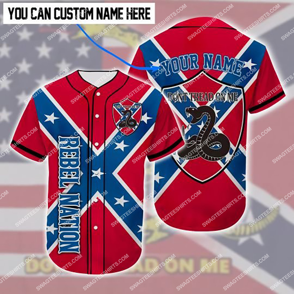 custom name don't tread on me all over printed baseball shirt 1(1)
