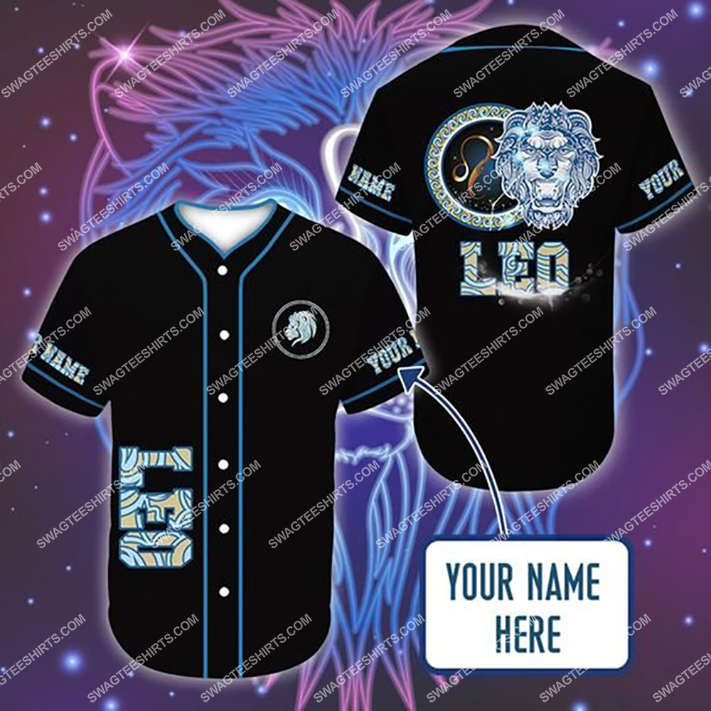 custom name i am a leo zodiac all over printed baseball shirt 1(1) - Copy