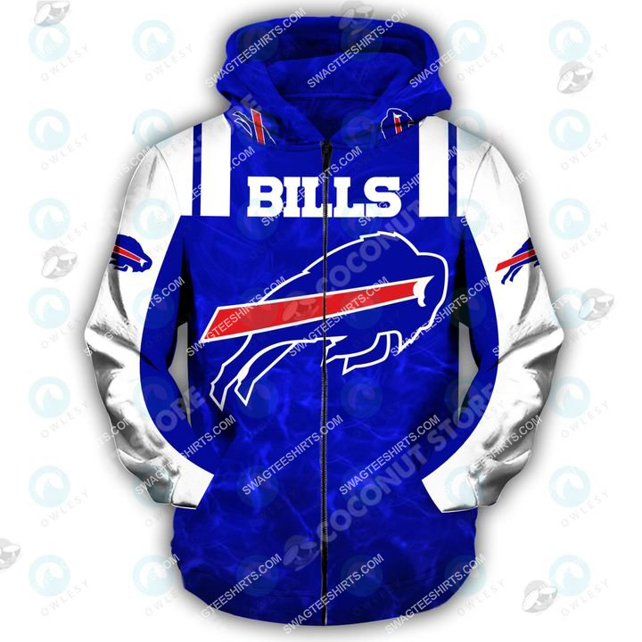 football team buffalo bills superbowl all over printed zip hoodie 1