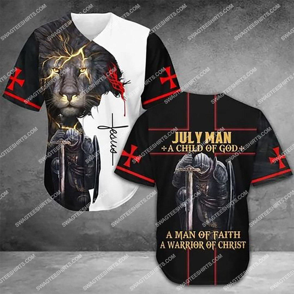 july man a child of God all over printed baseball shirt 1(1) - Copy