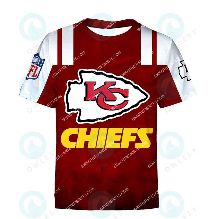 the american football team kansas chiefs all over printed tshirt 1