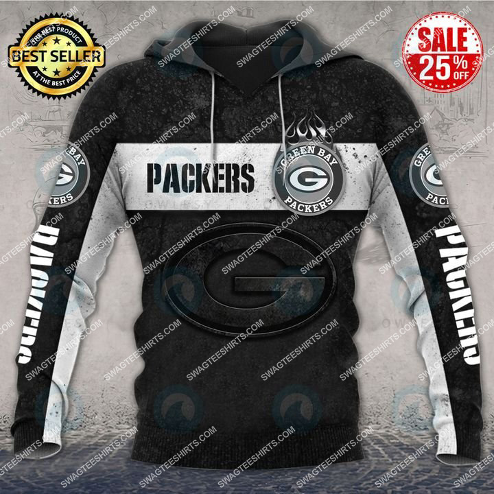 the green bay packers football all over printed hoodie 1