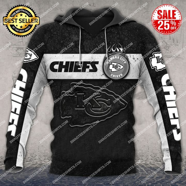 the kansas city chiefs football all over printed hoodie 1