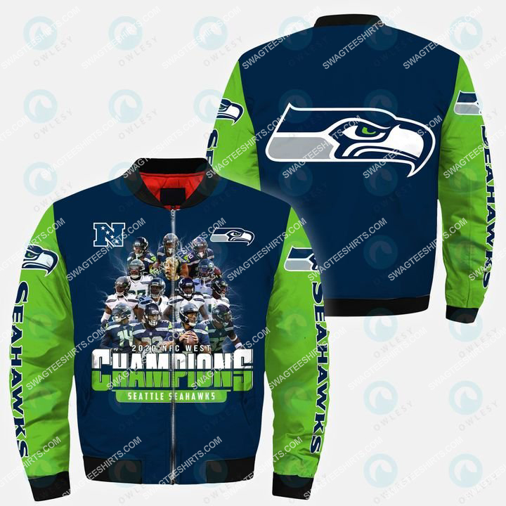 the seattle seahawks american football team all over printed bomber 1