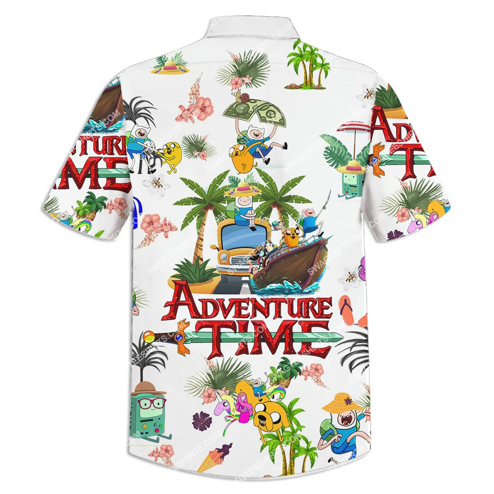 adventure time on the beach summer full printing hawaiian shirt 4(1)