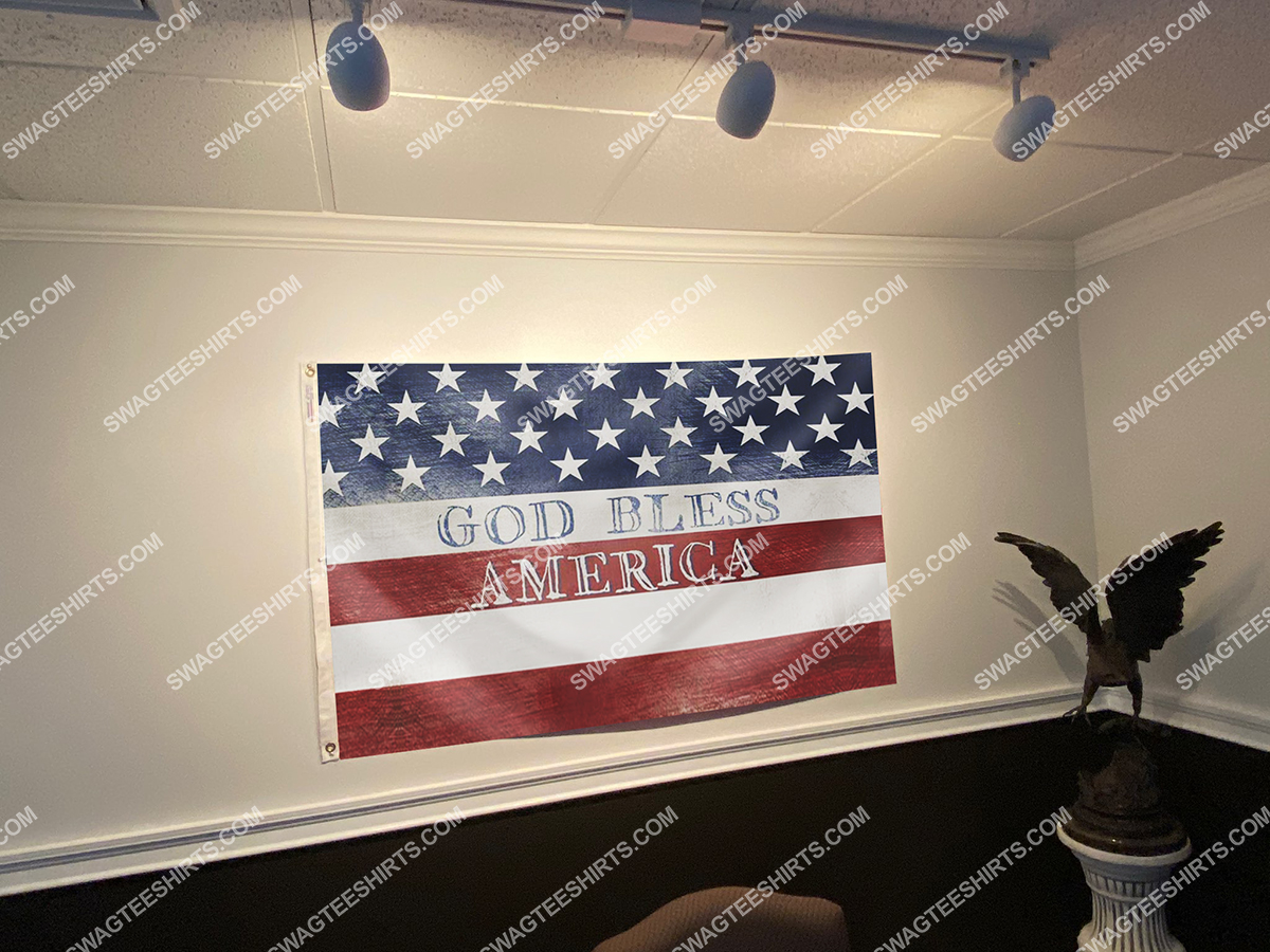 vintage God bless america happy independence day flag 3(1)