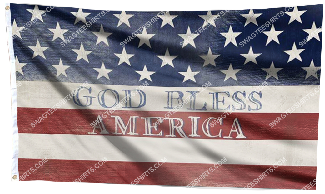 vintage God bless america happy independence day flag 5(1)