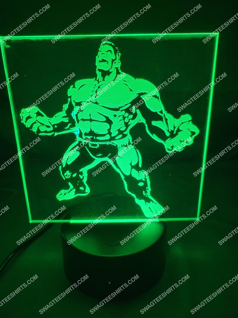 The incredible hulk marvel studios 3d night light led 2(1)