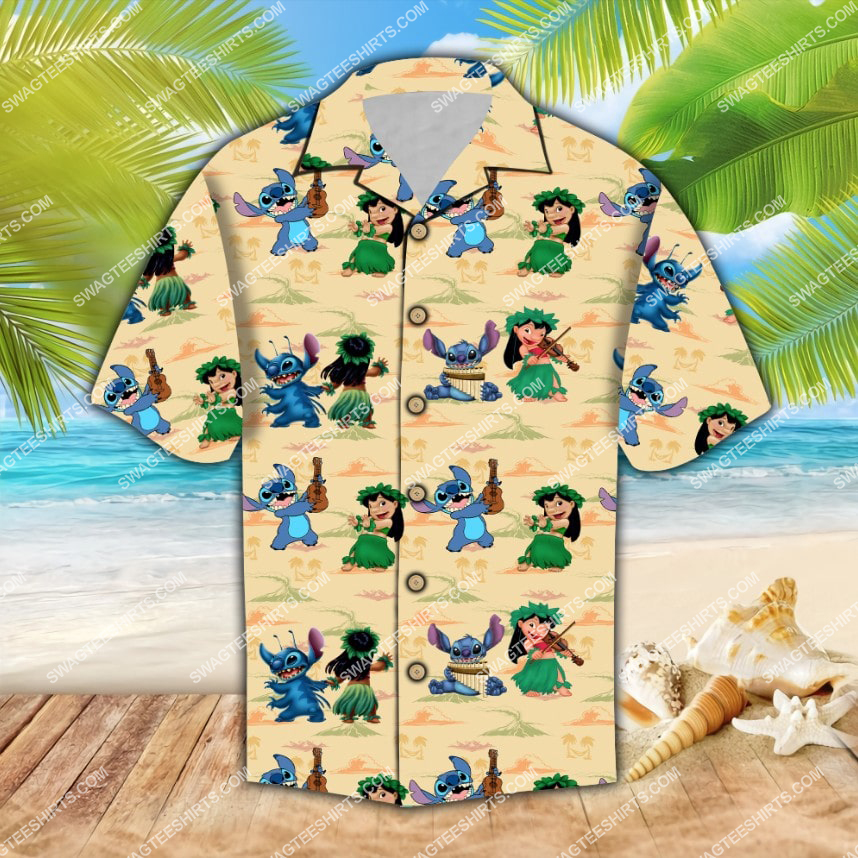 lilo and stitch aloha all over print hawaiian shirt 1 - Copy (2)